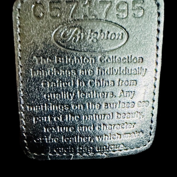 Brighton Black/Brown high quality leather large handbag. - Picture 4 of 7